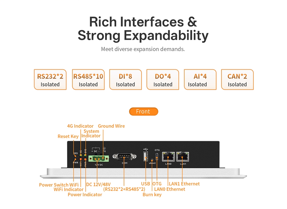 B H1 10.1" Touch Panel PC - 21