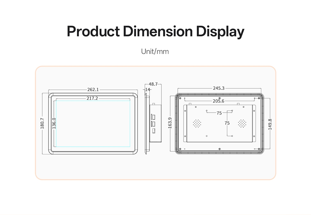 B H1 10.1" Touch Panel PC - 29