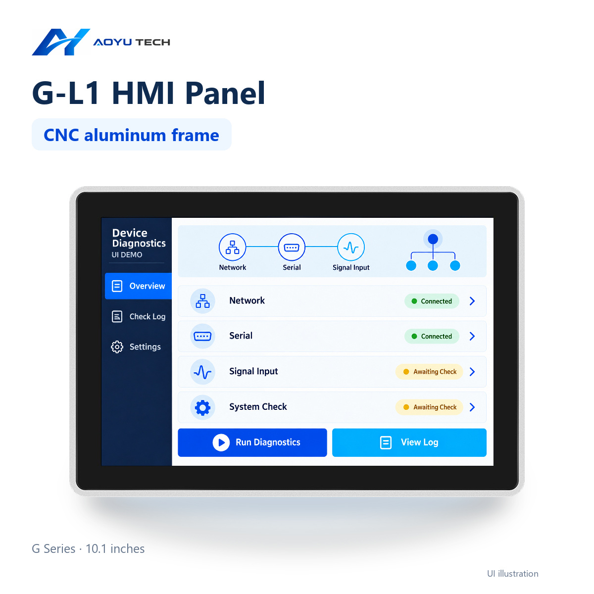 G-L1-101 10.1-inch HMI Panel