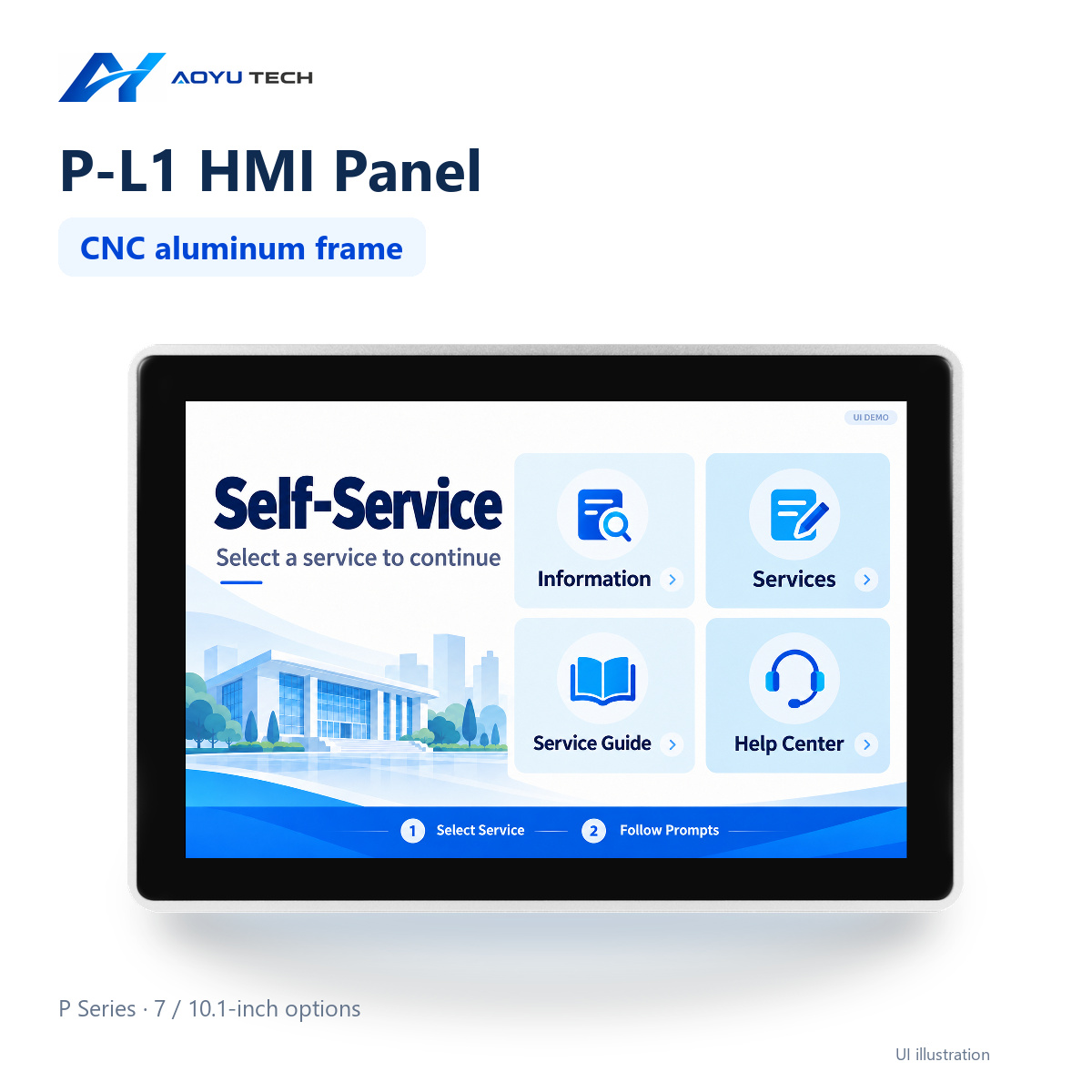 P-L1-070 7-inch HMI Panel