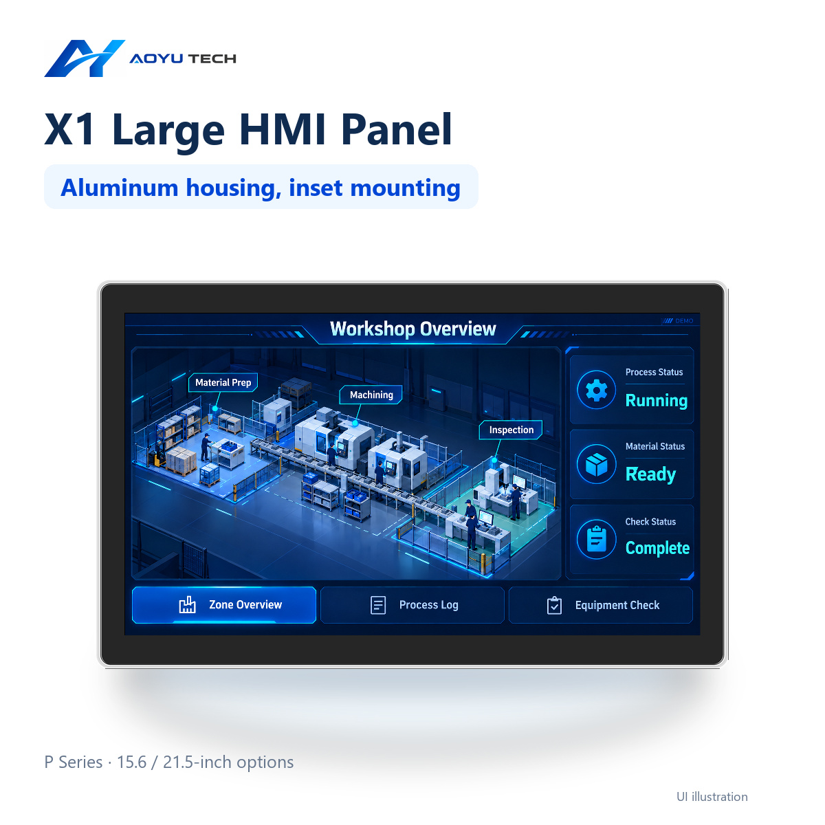 P-X1-215 21.5-inch HMI Panel
