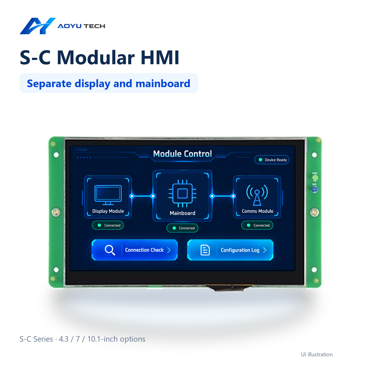 C-043 4.3-inch HMI Panel