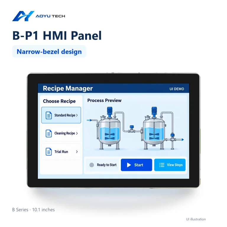 B-P1-101 10.1-inch HMI Panel