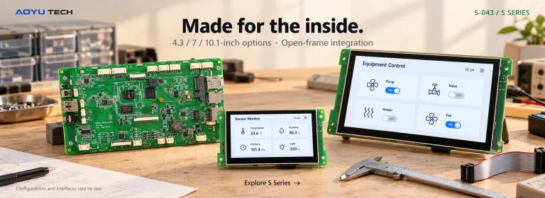 S-043 | 4.3-inch HMI Made for the inside.