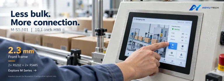 M-S1-101 | 10.1-inch HMI Less bulk. More connection.